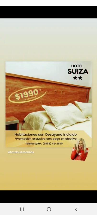 Hotel Suiza Termas de Río Hondo Exterior foto